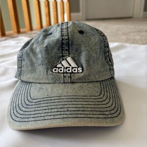 adidas Washed Light Denim-Style Baseball Hat